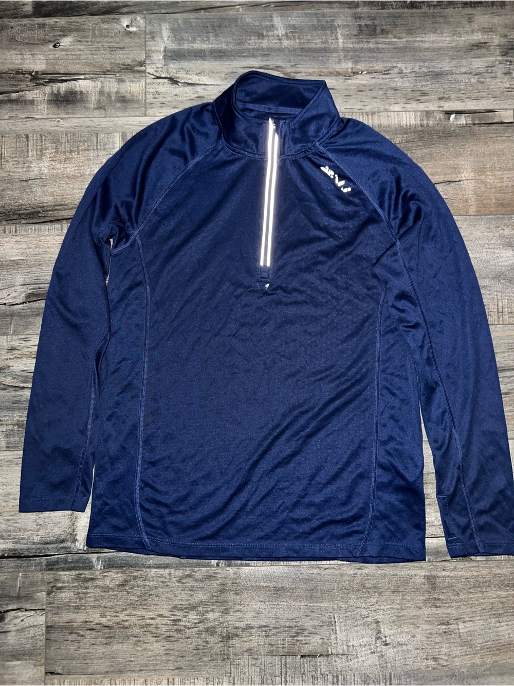 Men's Navy Quarter-Zip Performance Jacket